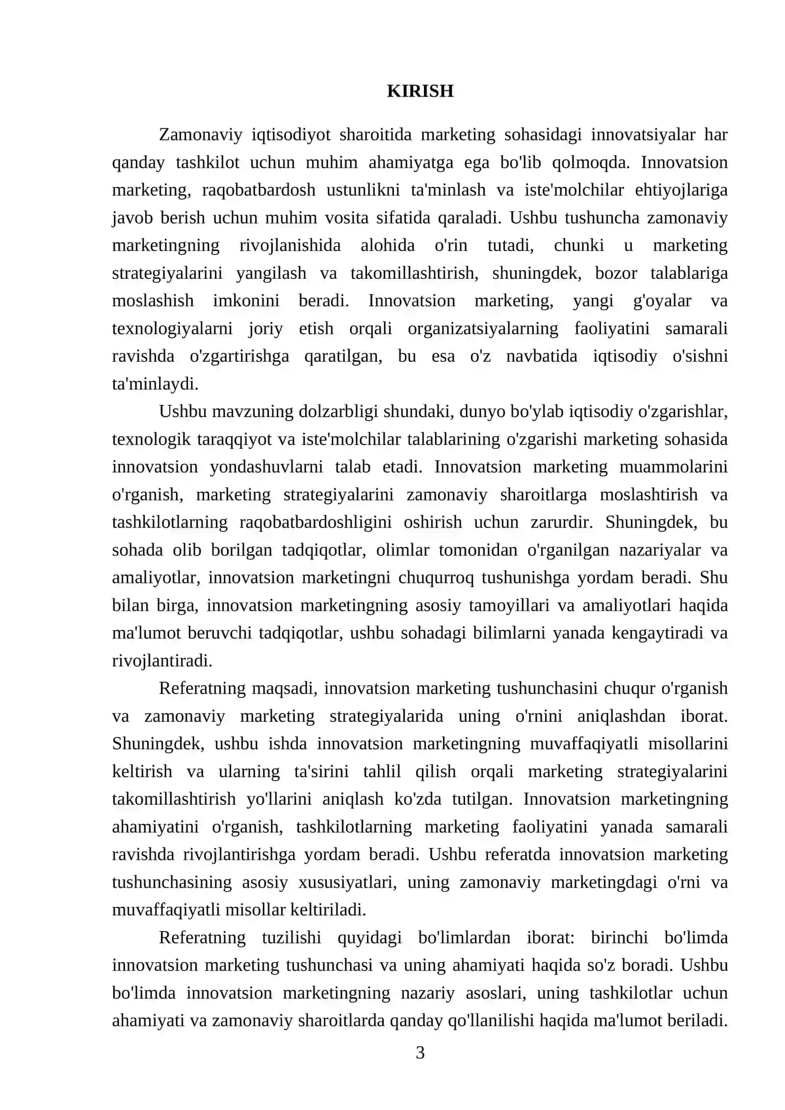 Innovatsion marketing zamonaviy marketingni rivojlantirish yo' nalishi sifatida 3