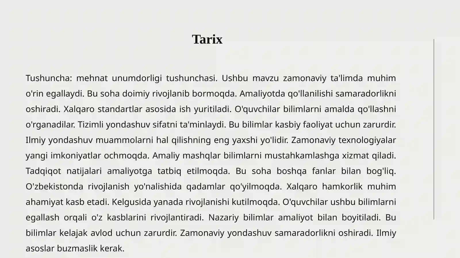 MEHNAT UNUMDORLIGI 3