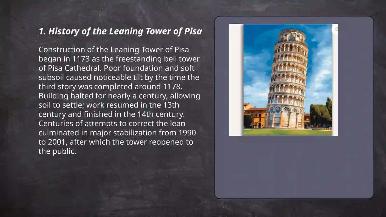 Pisa tower history 3