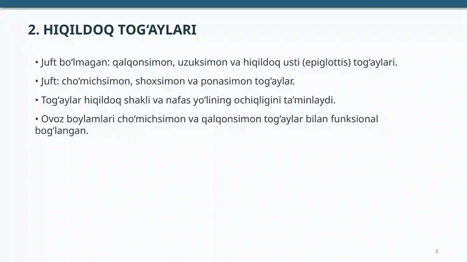 HIQILDOQ KASALLIKLARI 3