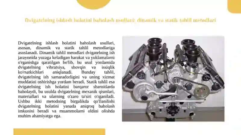 Dvigatelni texnik holatini aniqlash usullari 3