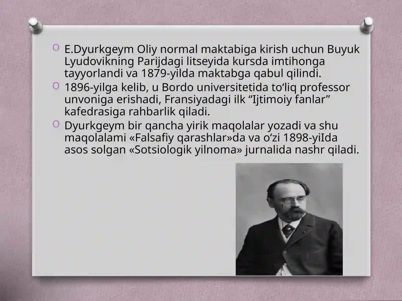 Emil Dyurkgeymning «Ijtimoiy mehnat taqsimoti» asari 3