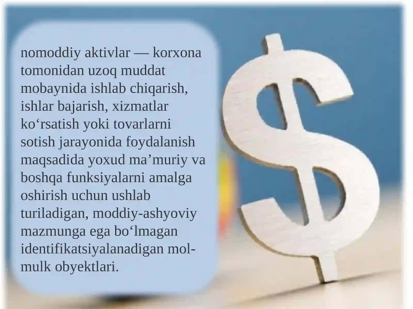Nomoddiy aktivlarga safarbar etiladigan investitsiyalarni moliyalashtirish 3
