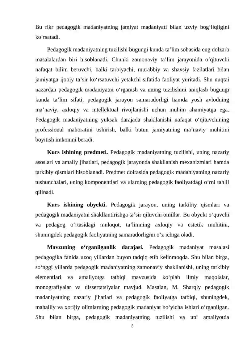 Pedagogik madaniyatning nazariy asoslari 3
