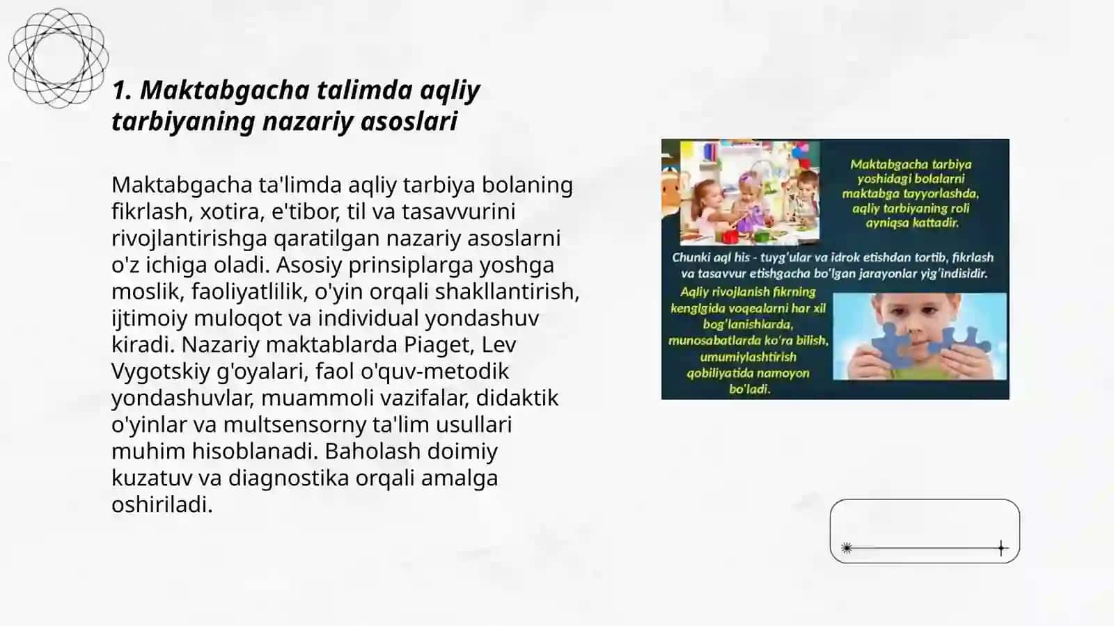 Maktabgacha talim tashkilotlarida aqliy tarbiyaning nazariy asoslari 3