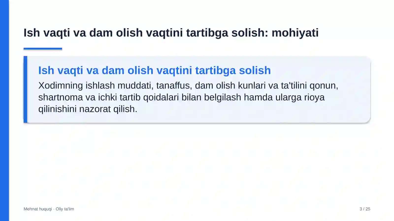 tikuv trikotaj korxonalarida ish vaqti va dam olish vaqtini tartibga solish 5517 3