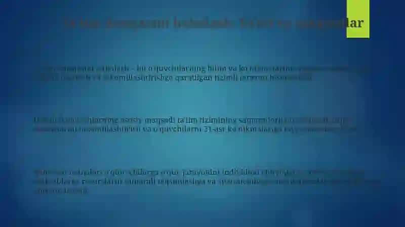 Ta'lim darajasini baholash 3