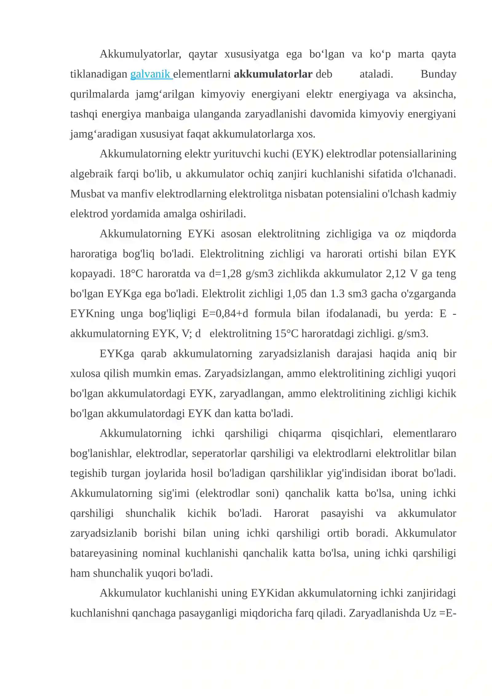 Akkumulyatorlar 3