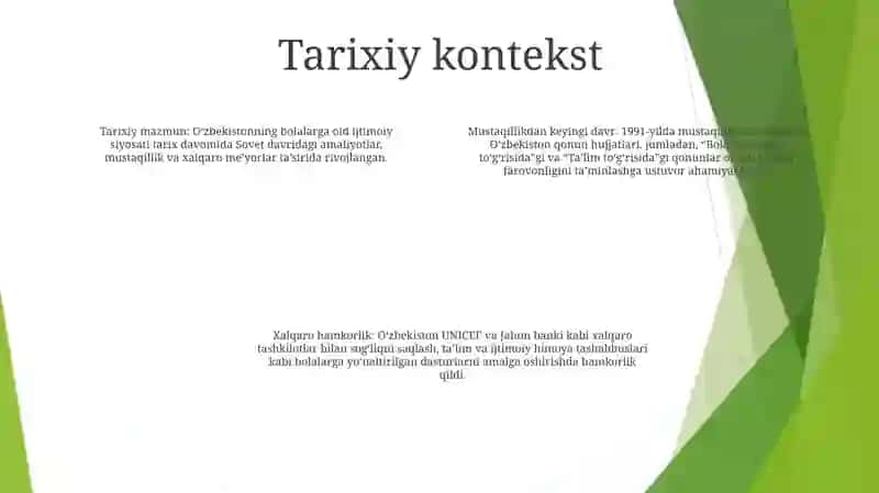 Bolalarga Qaratilgan Ijtimoiy Siyosat 3