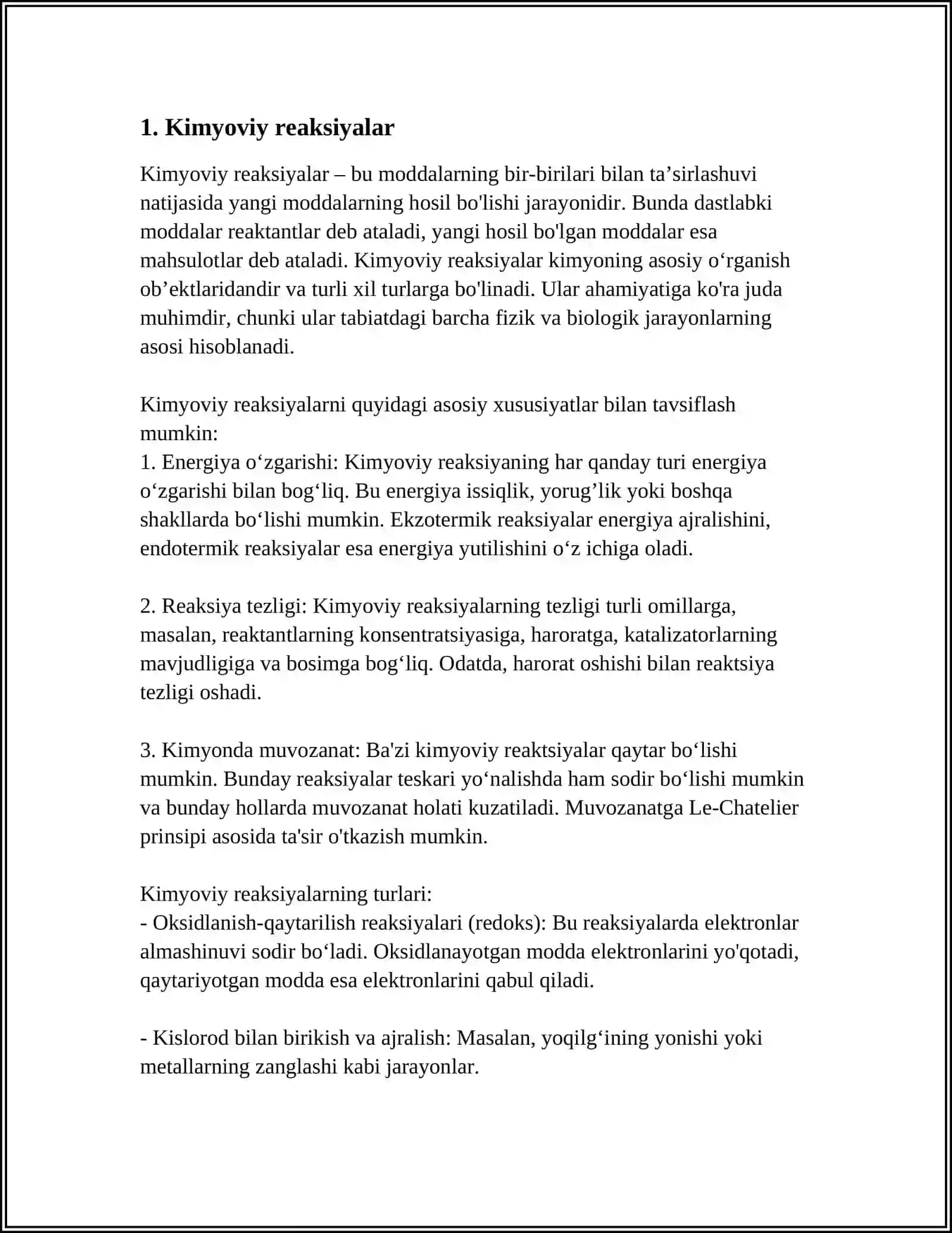 Kimyoviy moddalar 3