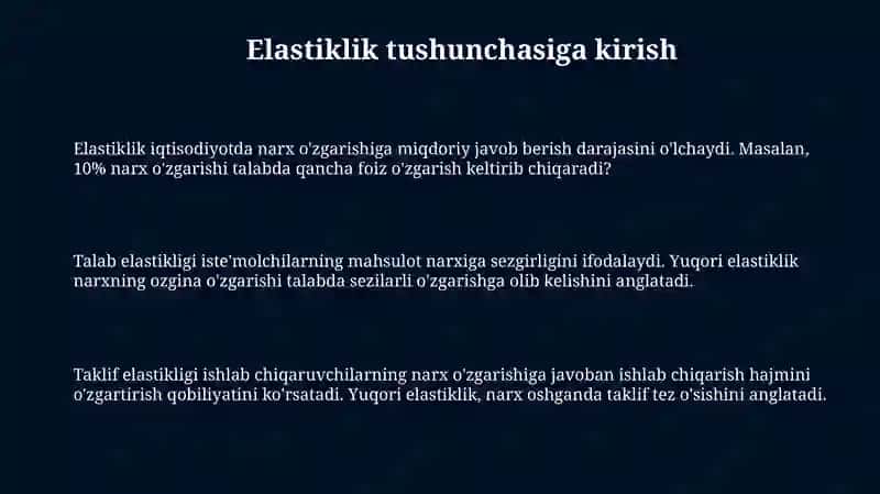 Elastiklik va soliq yukining iste’molchi va ishlab chiqaruvchi o‘rtasida taqsimlanishi 3