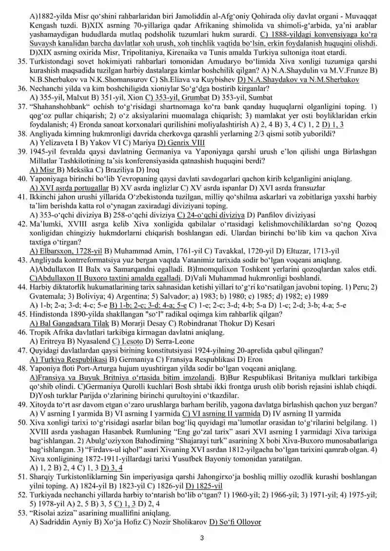 TARIX attestatsiya savollari 3