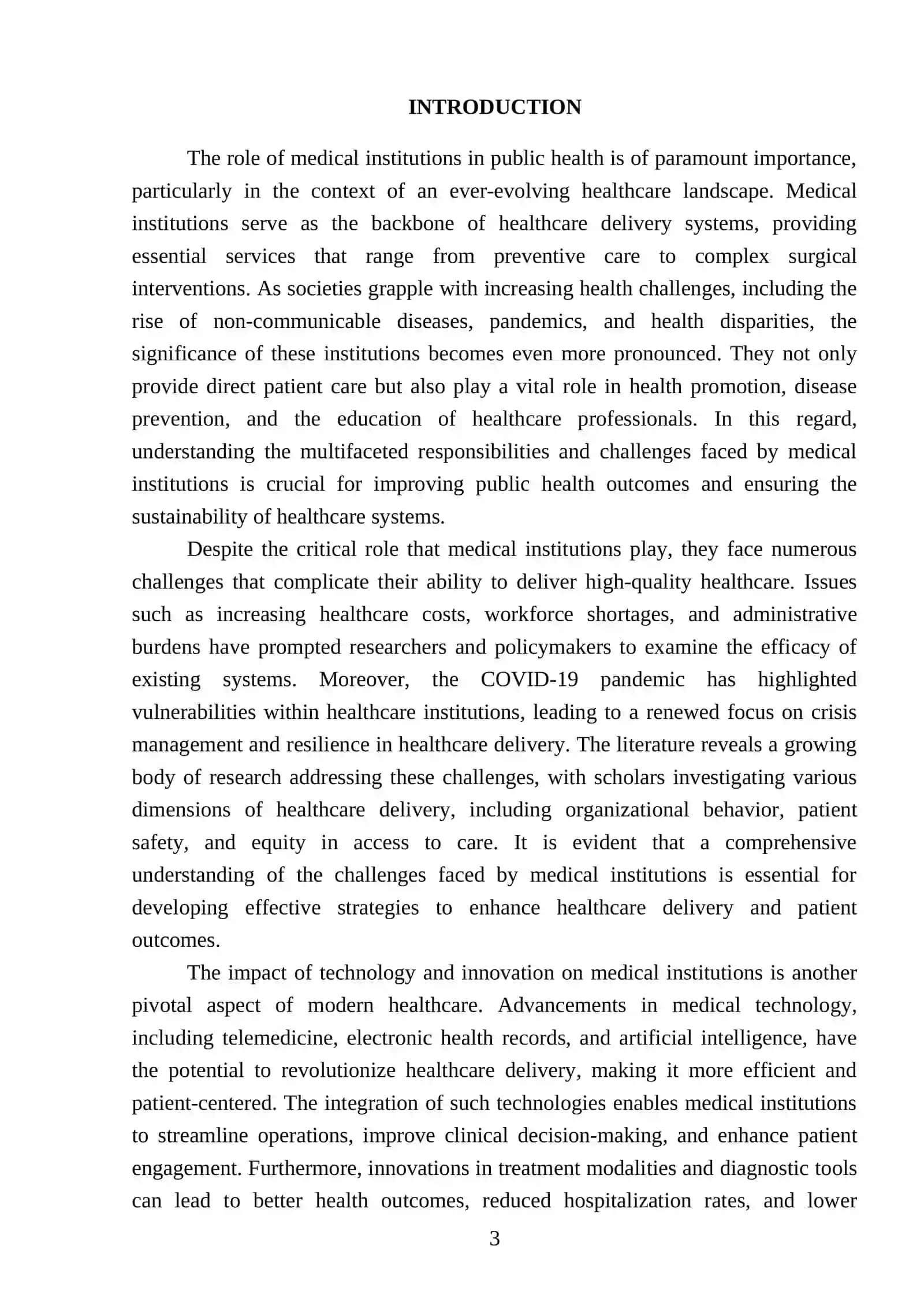 Medical institutions 3