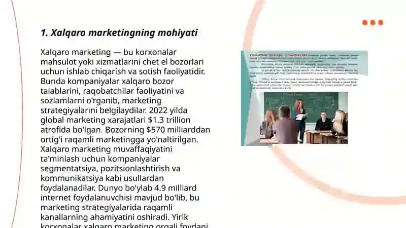 Xalqaro marketingning tahliliy funksiyalari 3