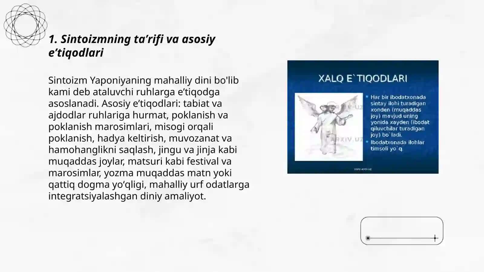 Sintoizm va konfutsiylik dini haqida 3