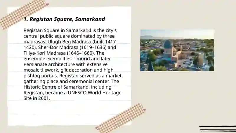 Registan Square, Samarkand 3