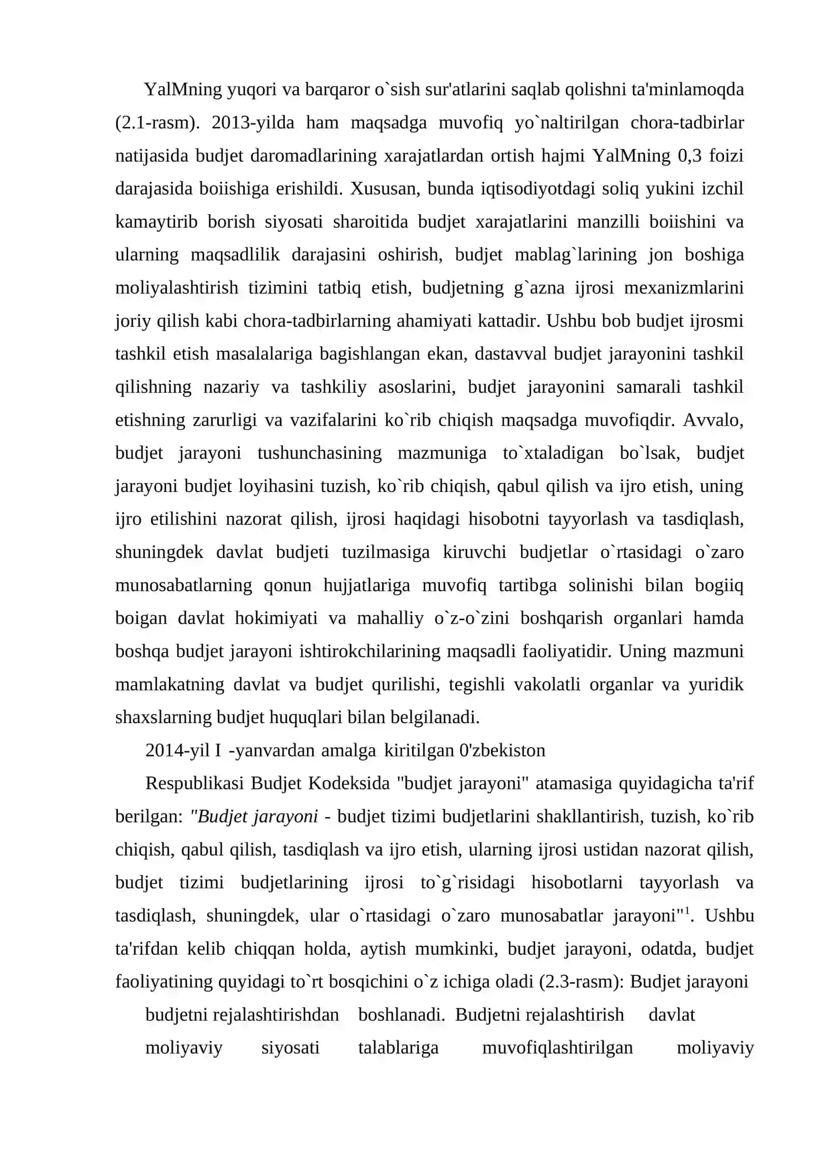 Davlat budjetl g`azna ijrosining mohiyati va ahamiyati 3