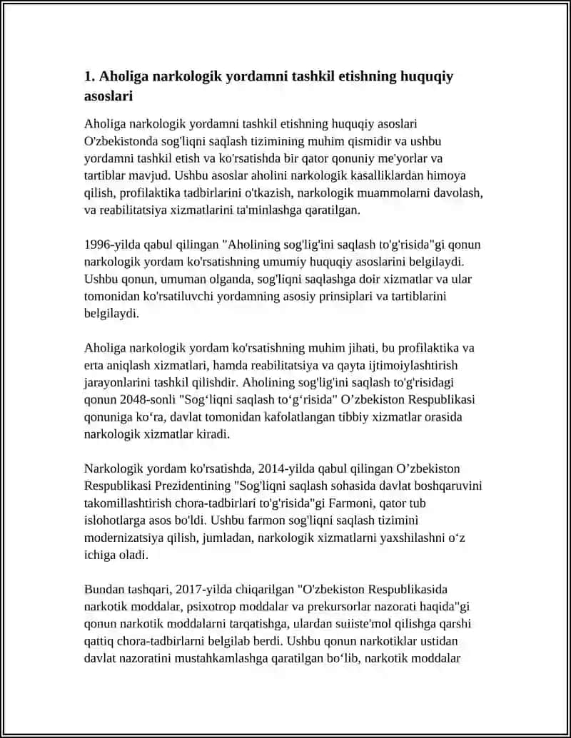 AHOLIGA NARKOLOGIK YORDAM TASHKIL QILISH 3