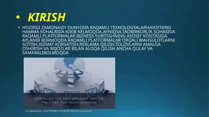 RAQAMLI PLATFORMALR VA ZAMONAVIY TADBIRKORLIKDA ULARNING ROLI 3