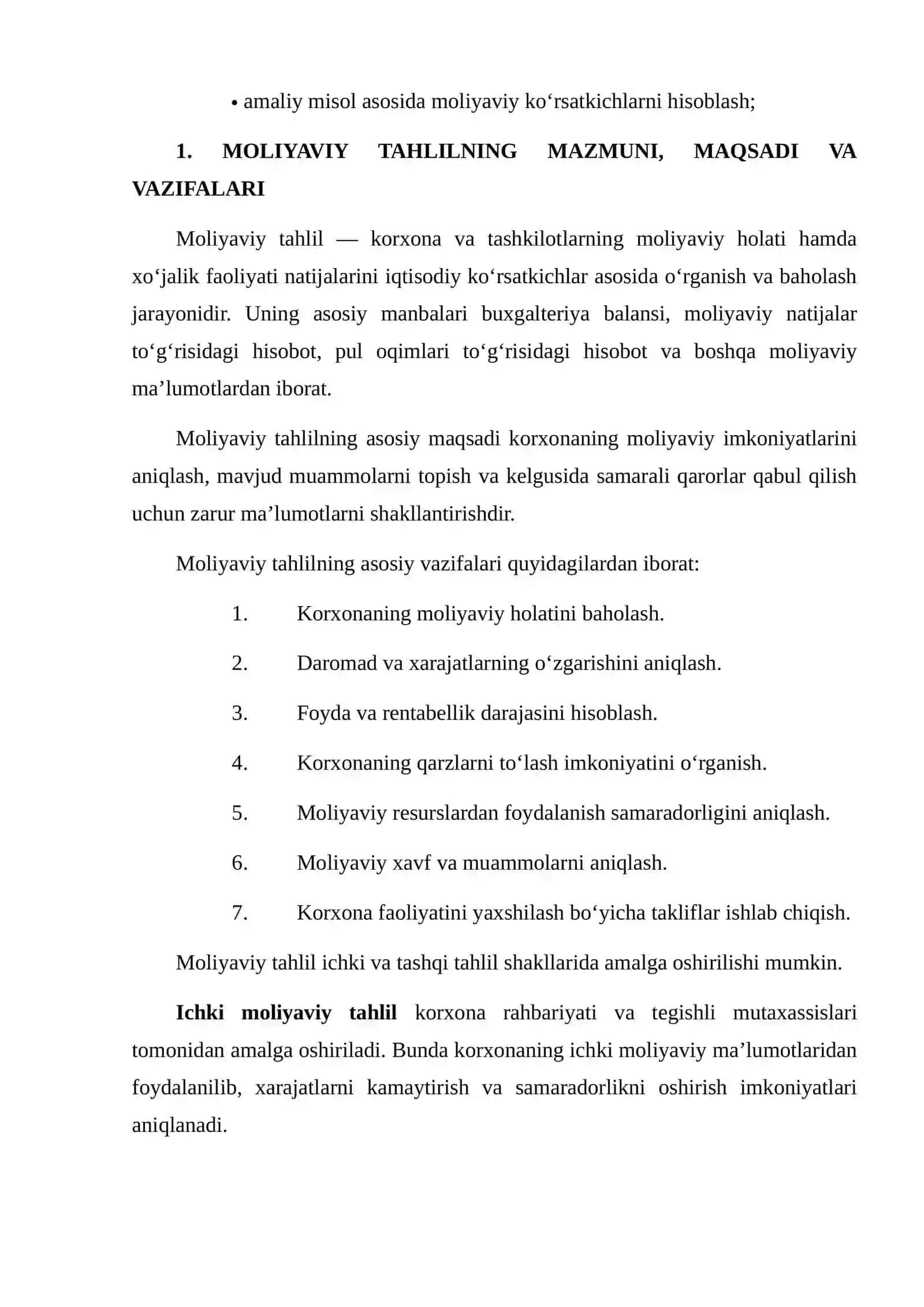 MOLIYAVIY TAHLIL QILISHNING USULLARI 3