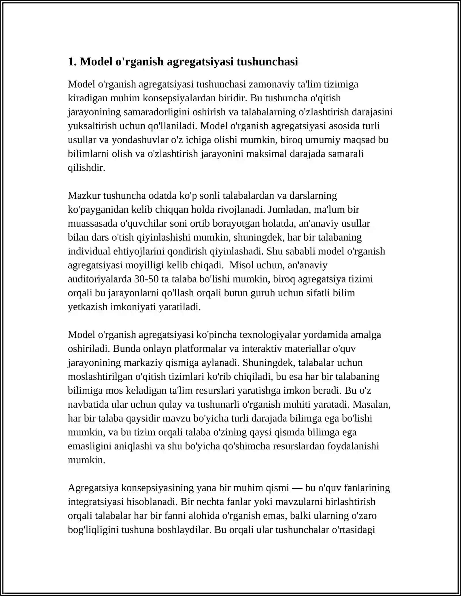 Model o'rganish agregatsiyasi tushunchasi 3