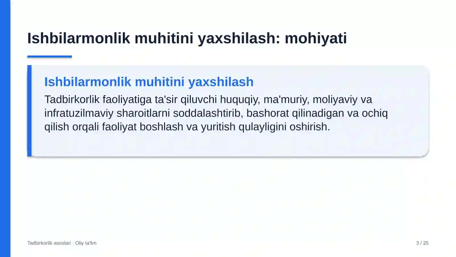tijorat banklarida ishbilarmonlik muhitini yaxshilash 9576 3