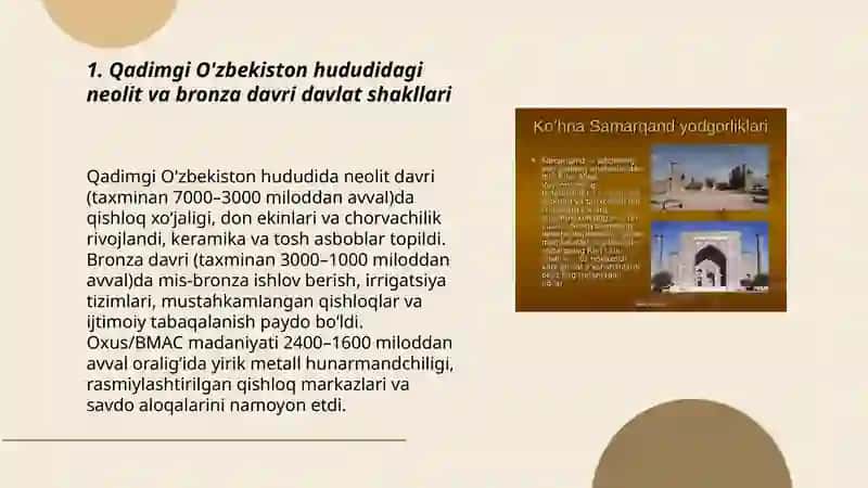 O'zbekistonning davlatchilik tarixi: eng qadimgi davrdan Yangi O'zbekiston davlatchiligi asoslari (Eng gadimgi davrdan XVI asr davlatchiligi) 3
