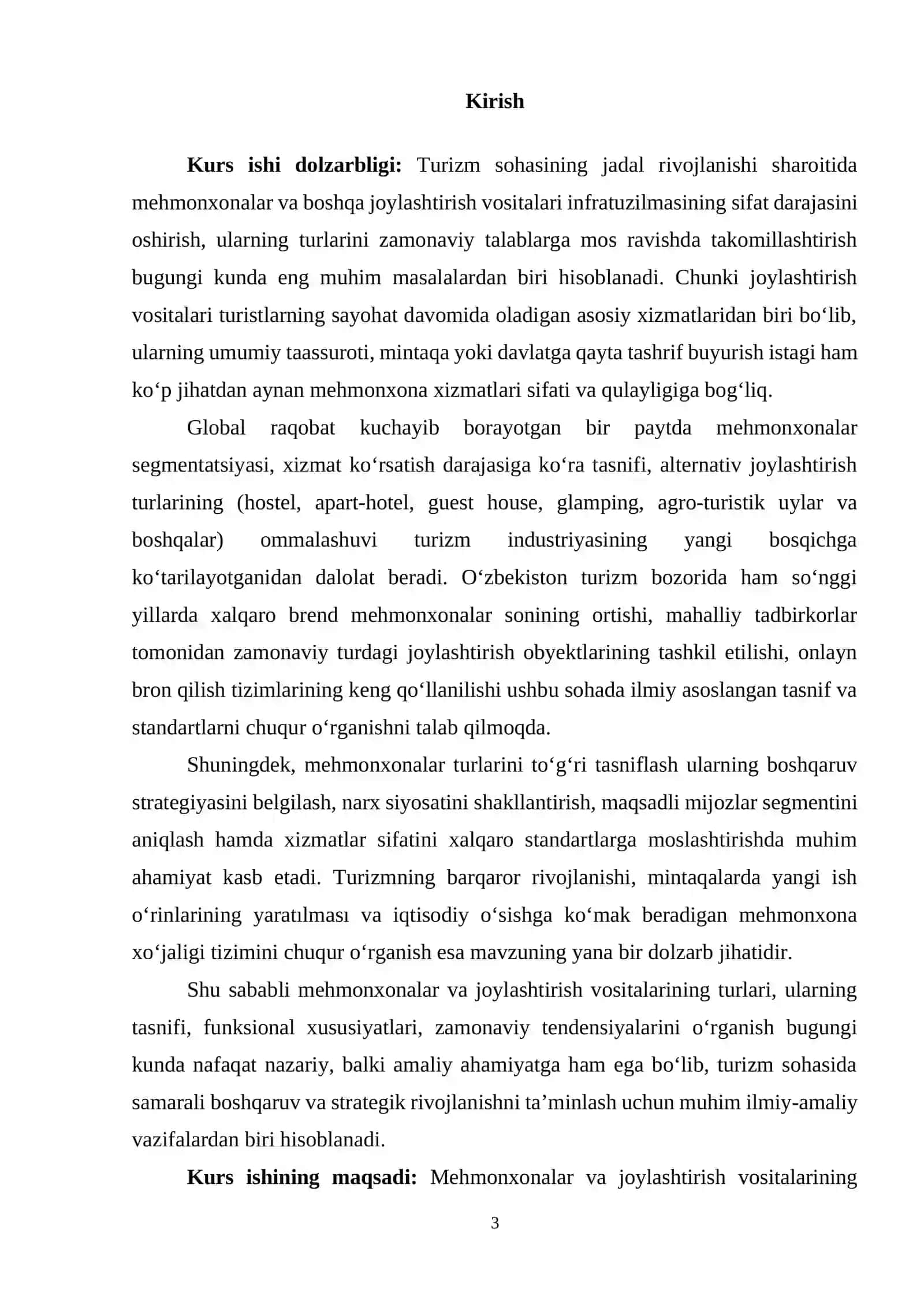 MEHMONXONALAR VA JOYLASHTIRISH VOSITALARINING TURLARI VA TASNIFI 3