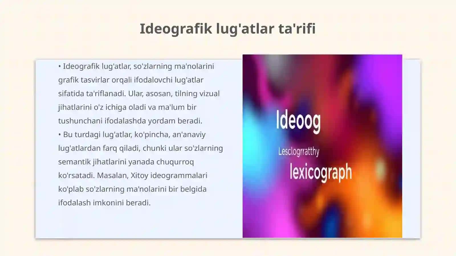 Ideografik lug’atlar 3