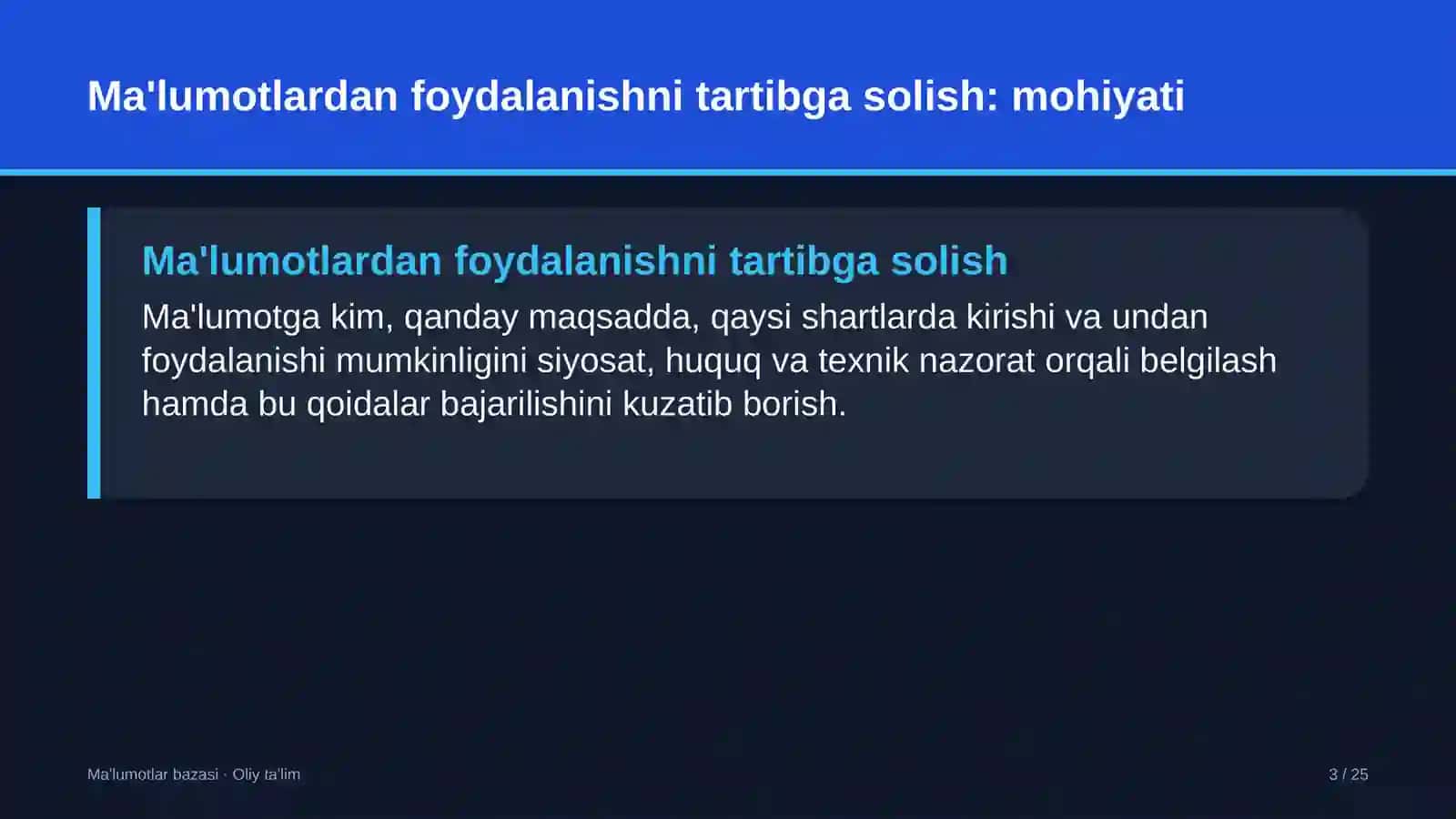 davlat xaridlari tizimida ma'lumotlardan foydalanishni tartibga solish 9865 3
