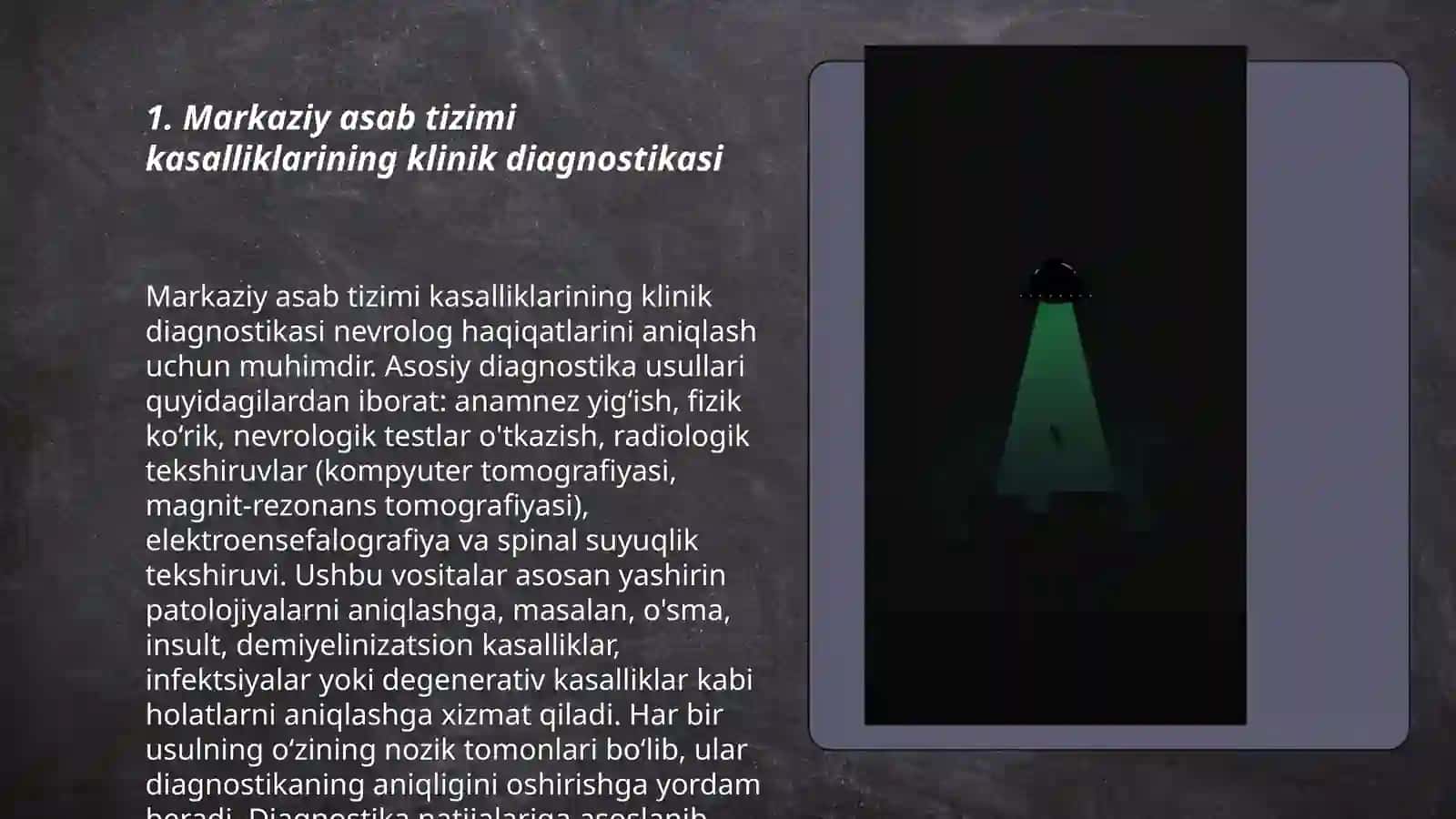 Nevrologiyal yo'nalishini klinik tibbiyot tutgan o'rni 3