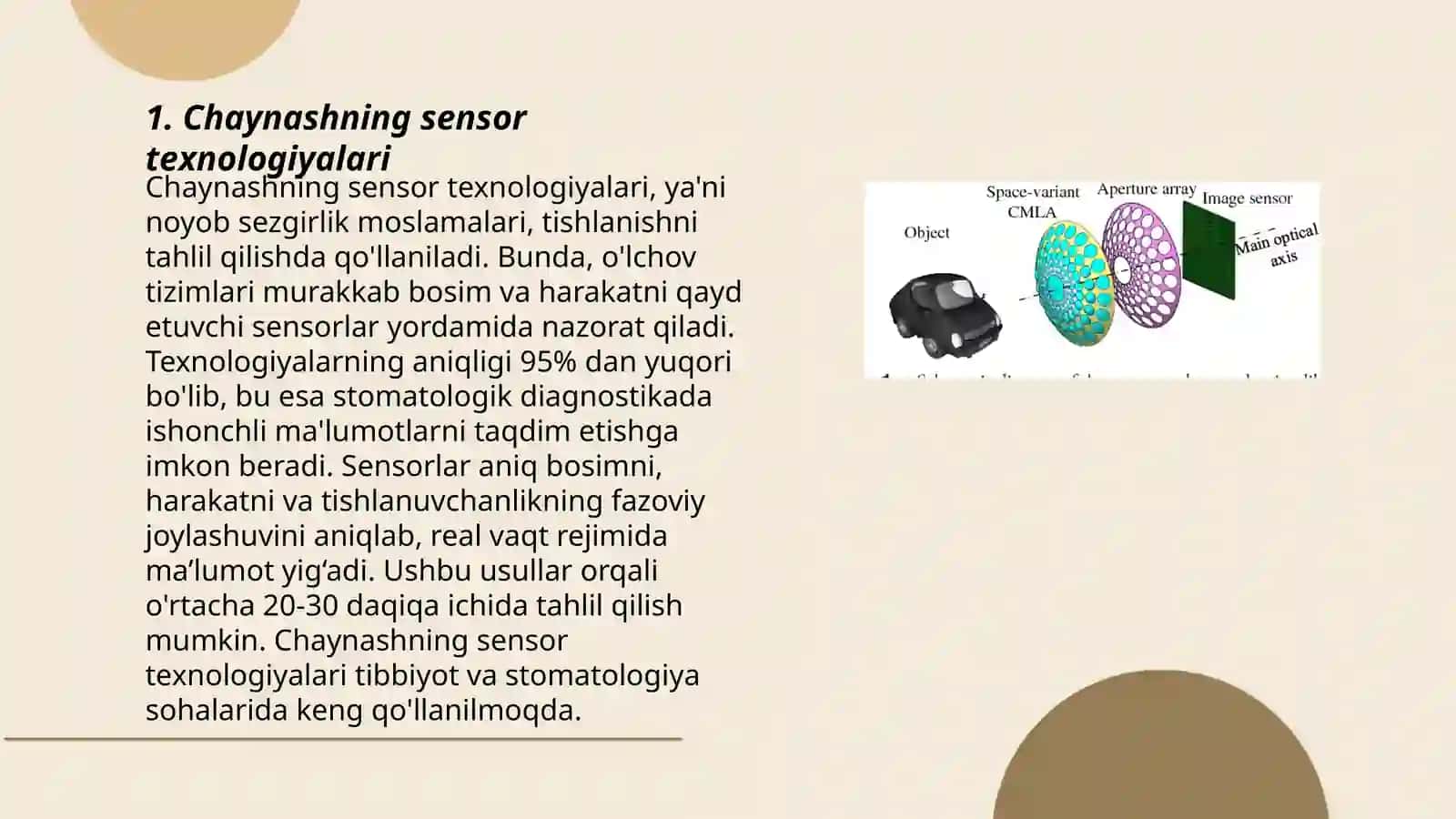 Chaynashning sensor texnologiyalari 3