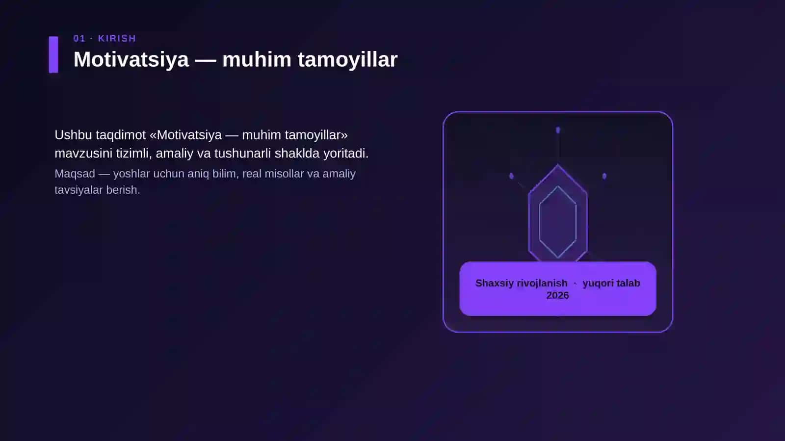 Motivatsiya — muhim tamoyillar 3