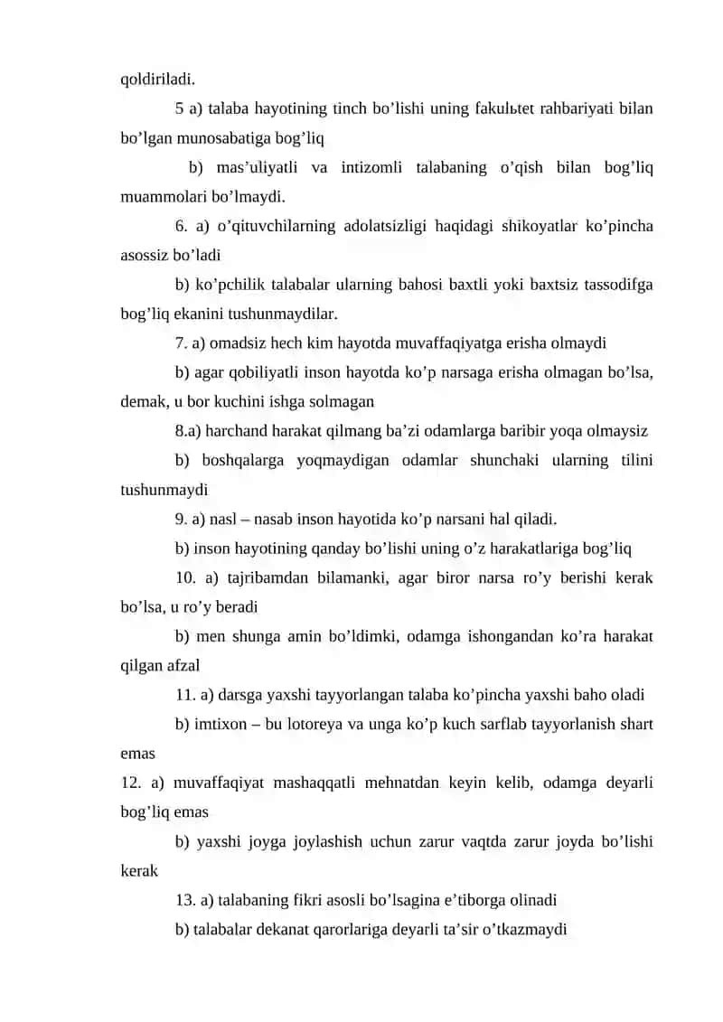SHAXSNING IRODAVIY SIFATLARINI ANIQLASH 3