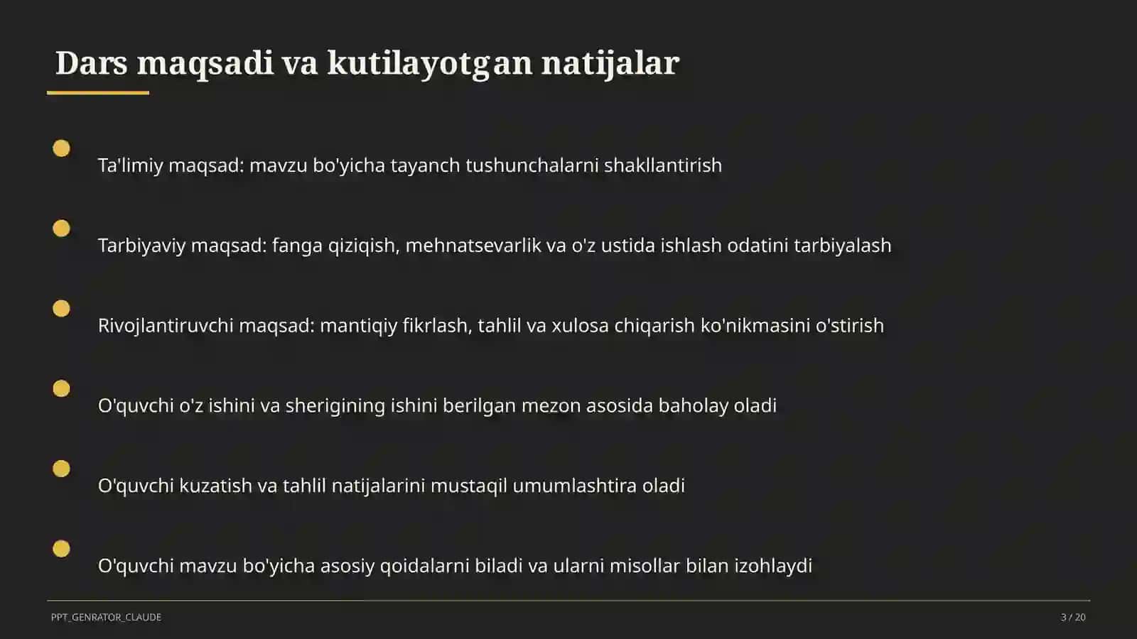 Kombinatorika: o'rin almashtirish, guruhlash (9-sinf) 3