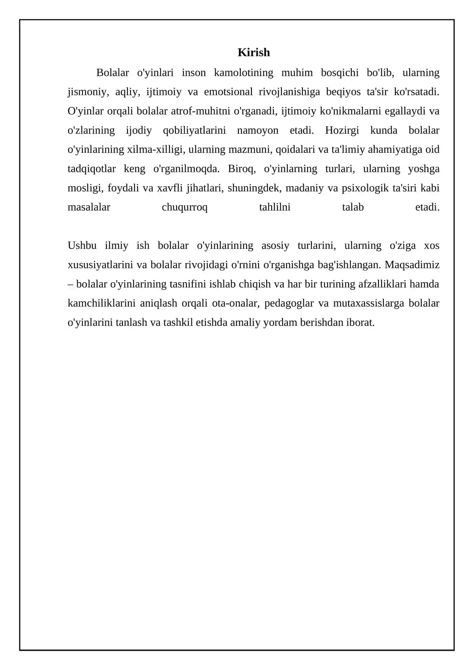 Bolalar o'ynlarining turlari 3