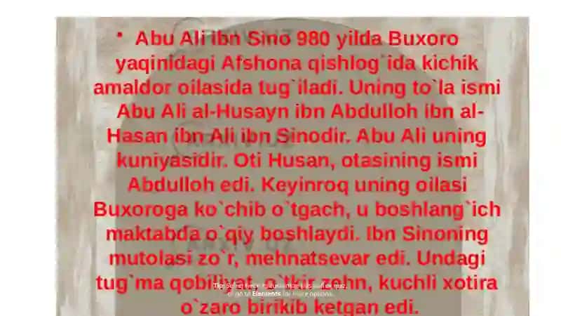 Abu Ali ibn Sino 3