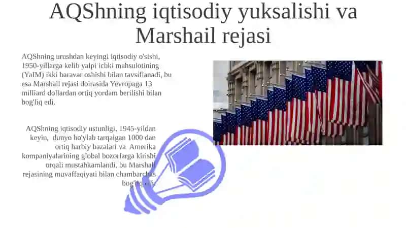 AQSh va SSSR ikkinchi jahon urushidan keyingi yillarda 3