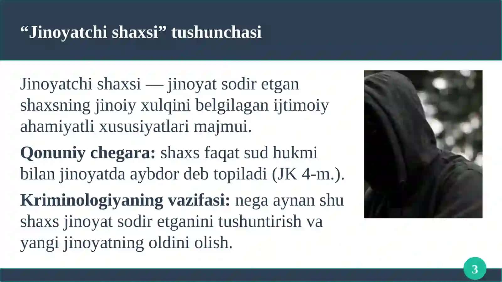 Jinoyatchi shaxsi 3