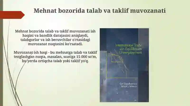 Mehnat bozorida talab va taklif muvozanati 3