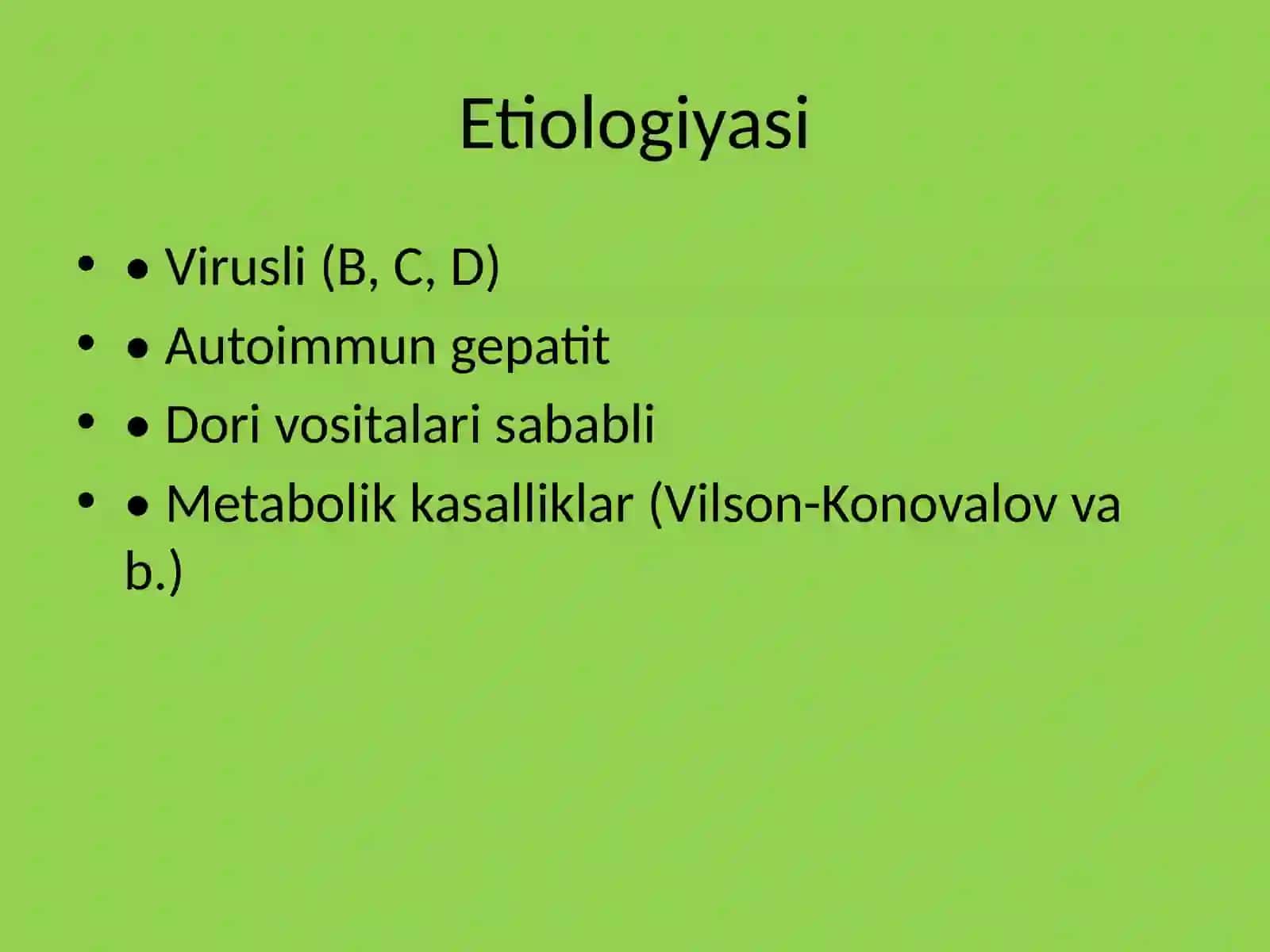 Bolalarda Surunkali Gepatit 3