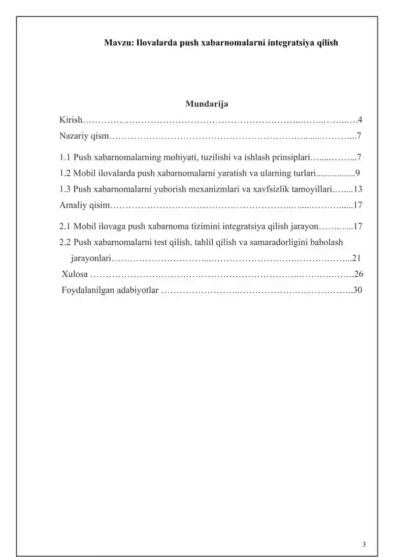 Ilovalarda push xabarnomalarni integratsiya qilish 3
