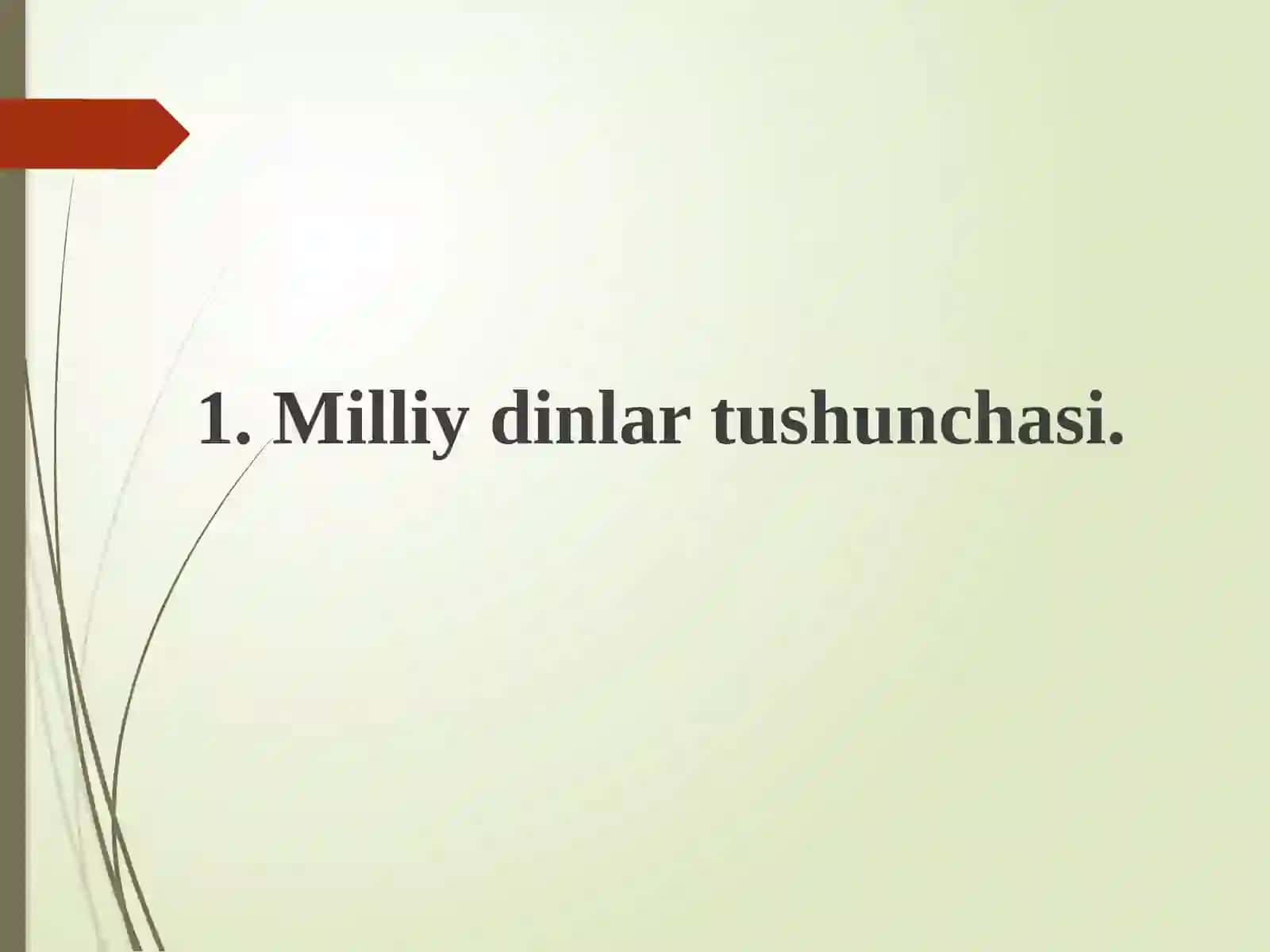 MILLIYDINLAR 3