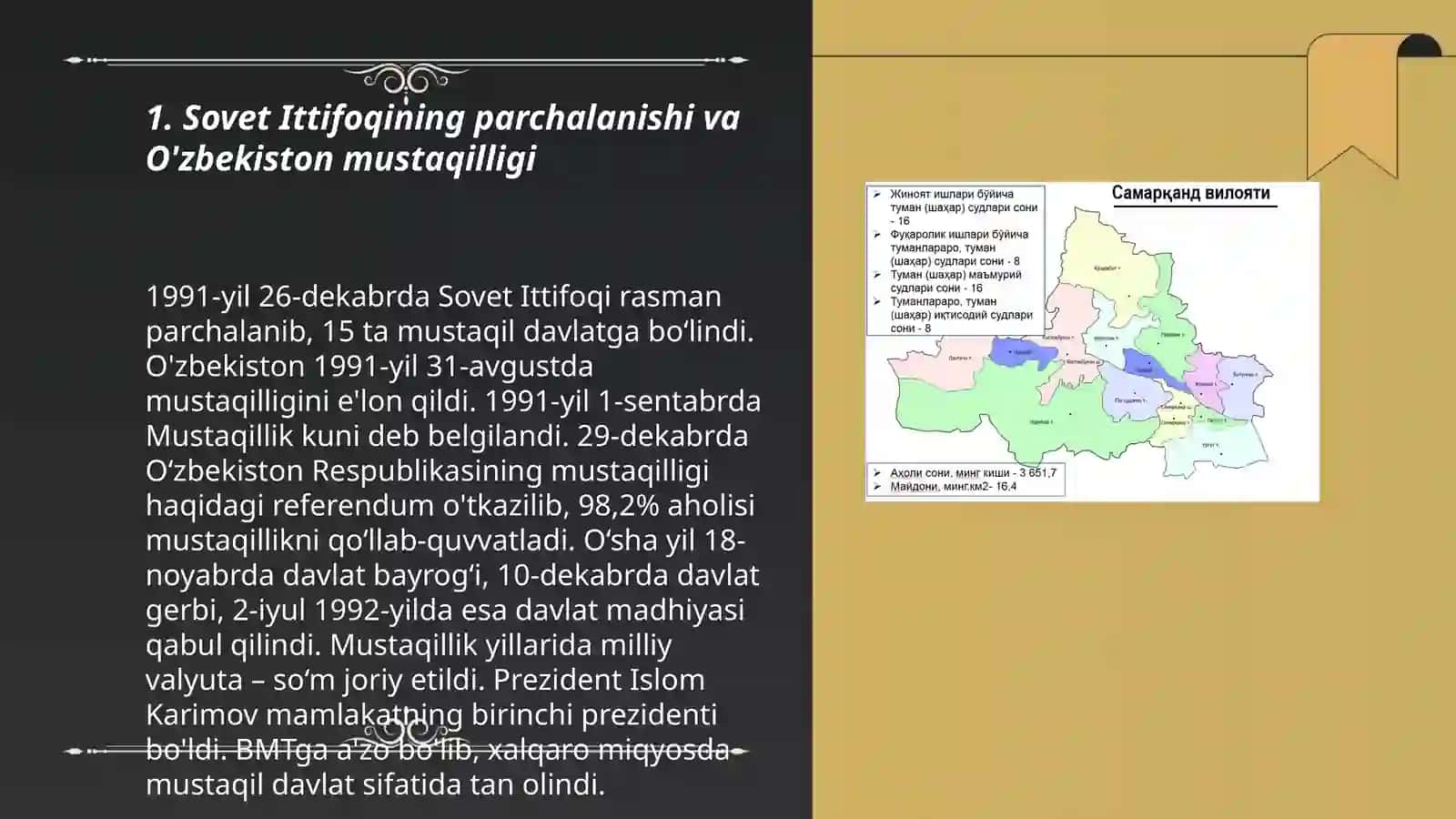Qayta qurish yillarida O'zbekistondagi ijtimoiy-siyosiy vaziyat 3