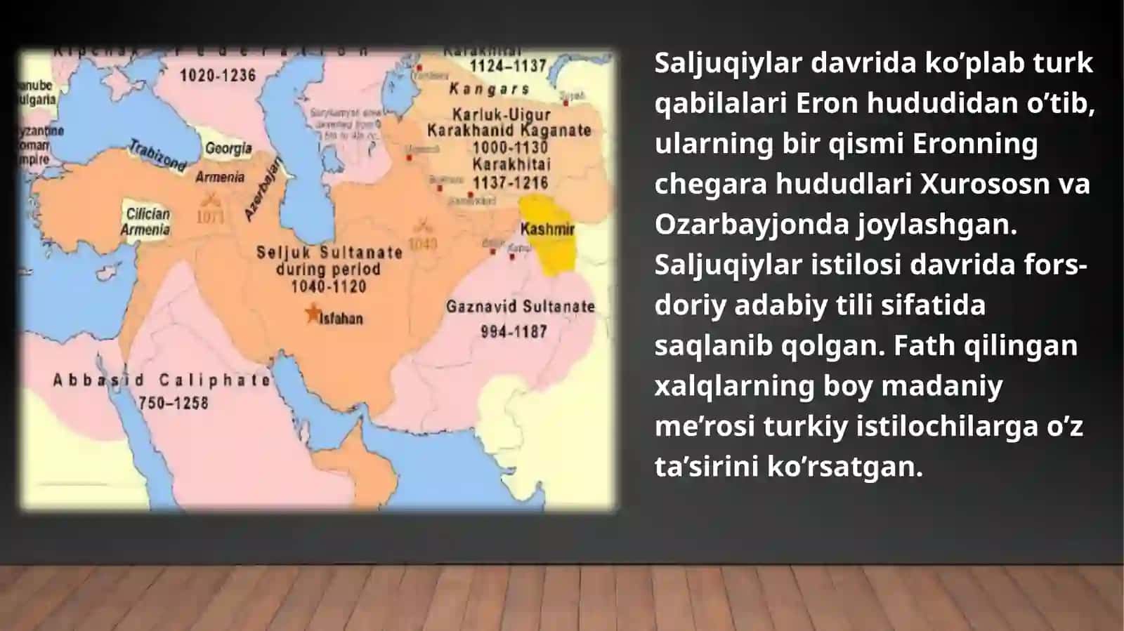 RIVOJLANGAN O’RTA ASRLARDA ERON( XI-XV asrlar) 3