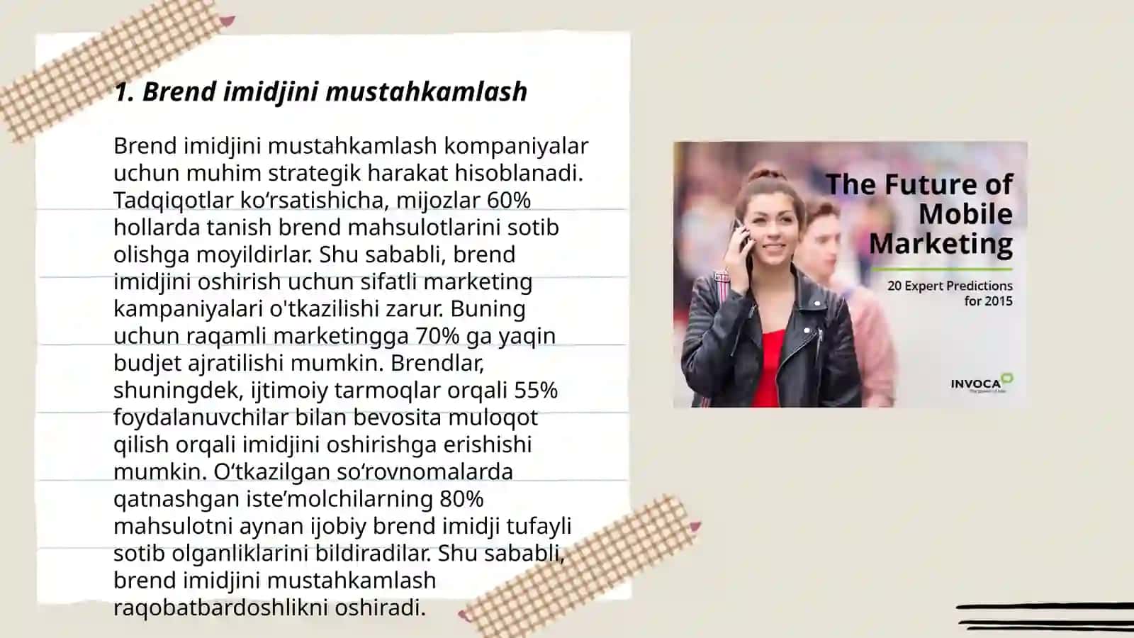 Brend imidjini mustahkamlash 3