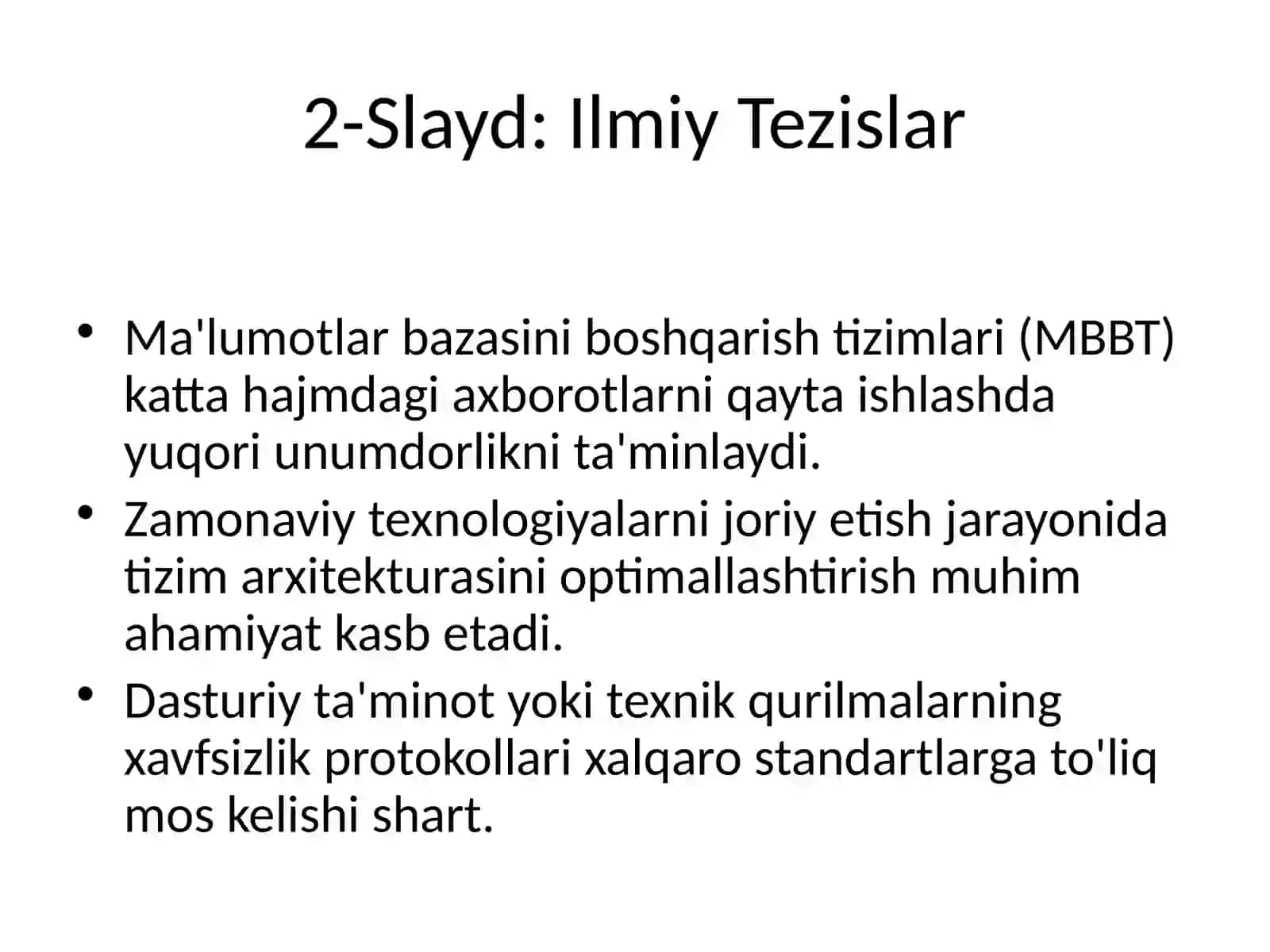 SUNIY INTELLEKT - TAQDIMOT 3
