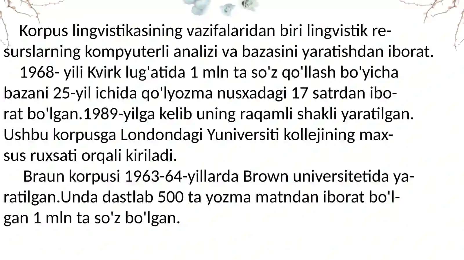 Badiiyasarlarning elekt ron parallel korpusini yaratish 3