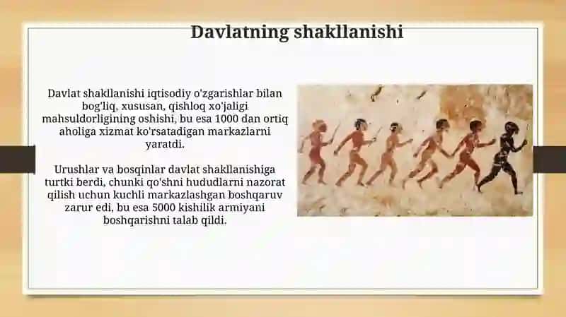 Davlatning shakllanishi 3