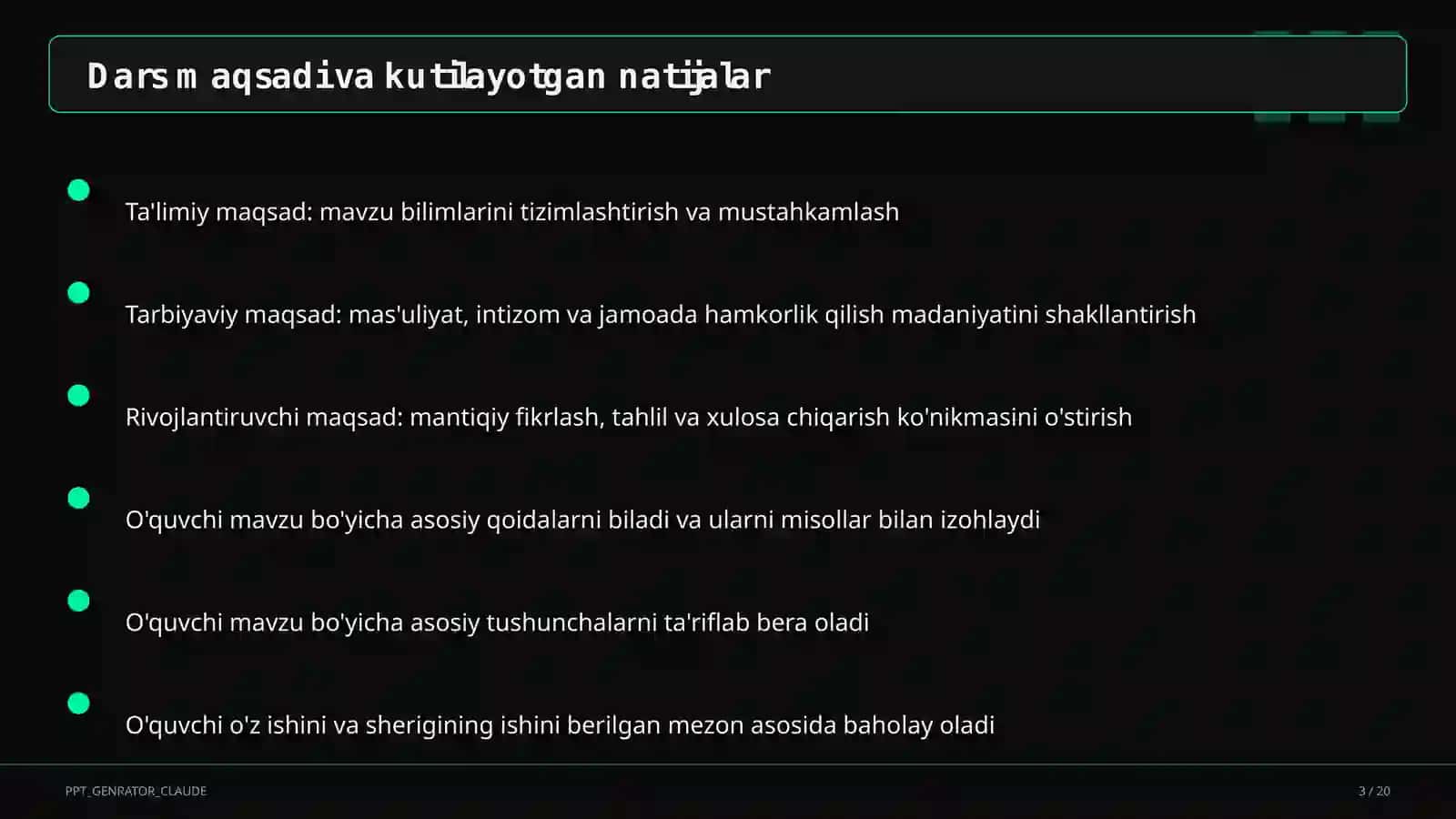 Aylana va doira: vatar, urinma, markaziy burchak (8-sinf) 3